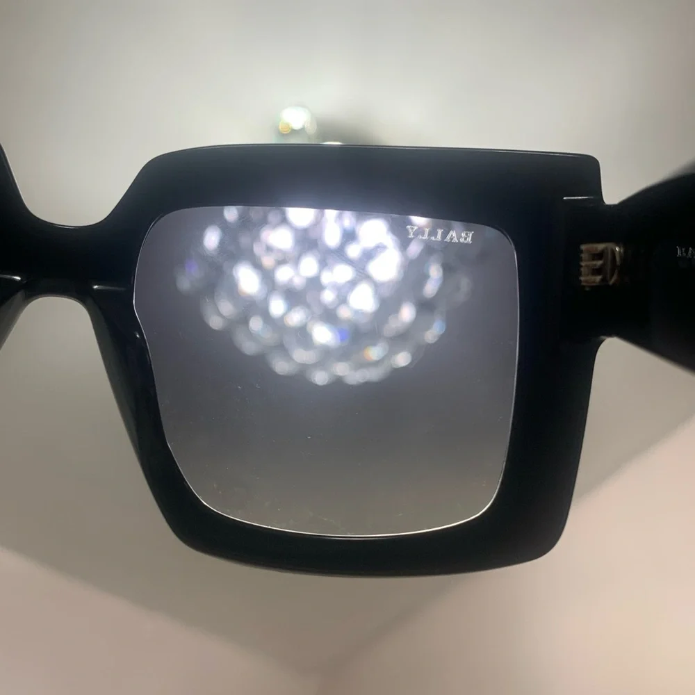 BALLY Oversized Square BB Logo Sunglasses